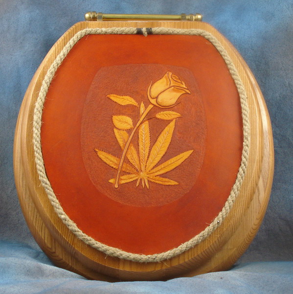 potleaf rose toilet seat